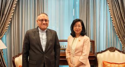 The Ambassador met with the Director-General of the Department of South Asia Middle East and Africa Ministry of Foreign Affairs of Thailand.